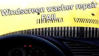 BMW Windshield Washer Fluid Not Coming Out [upl. by Aleahc]