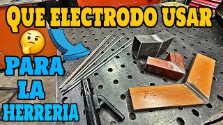 🤔 Que ELECTRODO usar para INICIAR en la HERRERÍA y QUE AMPERAJE USAR 🔥 [upl. by Zendah]