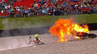 Moto2™ 2014 Biggest crashes [upl. by Hsak]