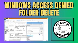 How to Delete Access Denied Folder in Windows 10 [upl. by Nebe]