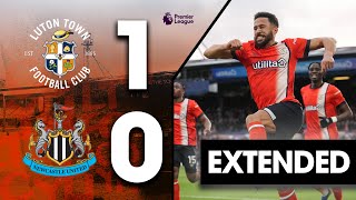 Luton 10 Newcastle  Extended Premier League Highlights [upl. by Arriat]