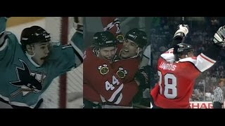 1995 Stanley Cup Playoffs  Overtime Goals [upl. by Temple]