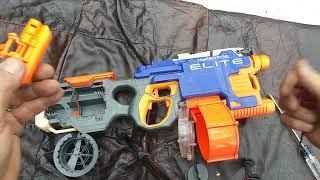 NERF HyperFire Motorized Elite Blaster 25Dart Drum [upl. by Jaine]