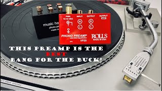 This is absolutely the best preamp for the price The Rolls Phono Pramp VP29  Give it a listen [upl. by Buehrer290]