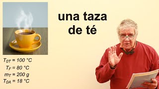 Ejercicio 4  Calorimetría una taza de té [upl. by Kablesh890]