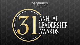 UWPlatteville 31st Annual Leadership Awards  April 22 2022 [upl. by Nilyad]