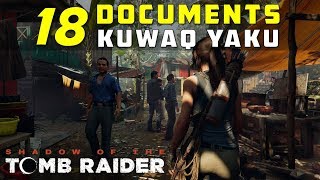 Location of Documents in Kuwaq Yaku  SHADOW OF THE TOMB RAIDER [upl. by Weaks]