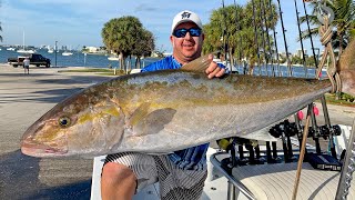 Massive Amberjack and Boat Launch Fail [upl. by Millisent538]