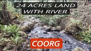 24 ACRES OF PLAIN LAND AND PLANTATION FOR SALE IN COORG CALL 9483875313 [upl. by Atiuqcaj]