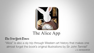 The Alice App quotAlice in Wonderlandquot for the ipadIphone and android [upl. by Lemire335]