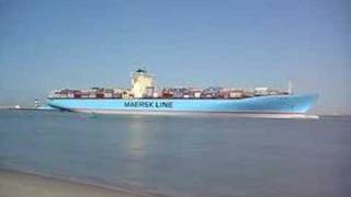 Emma Maersk Arriving Rotterdam Harbour [upl. by Garfinkel449]