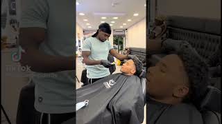 BARBER KISS PRANK tiktokvideo [upl. by Lohcin]