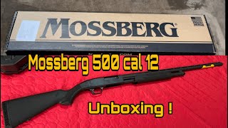 Escopeta Mossberg 500 cal 12 Unboxing Mexico 2021 [upl. by Navlys165]