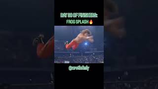 DAY 38  Eddie Guerrero’s Frog Splash shorts [upl. by Atilrep152]