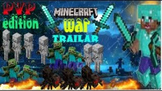 minecraft war with mobs trailer [upl. by Madel]