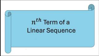 nth Term of a Linear Sequence [upl. by Nathanael]