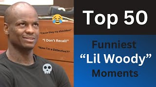 Top 50 “Lil Woody” Moments in YSL Trial Funniest Compilation Video [upl. by Valdis]