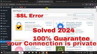 Your connection to this site is not secure  SSL Error Solved 2024 ssl sslrerror sslerror [upl. by Ardnasal]