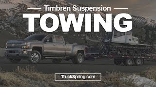 Towing with Timbren SES Suspension Enhancement System [upl. by Blinnie]