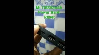 MI POWER BANK not charging 1000020000 mAh How to resetshorts HowTo [upl. by Attezi]