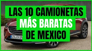 Las 10 camionetas MÁS BARATAS de México  Rodrigo de Motoren [upl. by Ellehsyt642]