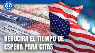 Embajada de EU adelantará citas de visas B1B2 [upl. by Nadual]