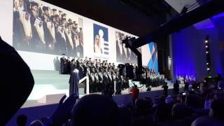 Medical Hippocratic Oath in Arabic Alfaisal University Graduation 2016 [upl. by Bortz488]