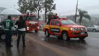 JOGADORES DA CHAPECOENSE A CAMINHO DO VELÓRIO EM CHAPECÓ [upl. by Cirdnek535]