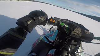 Drag race 2014 ski doo 800 summit sp 154 3” vs 2017 850 summit sp 165 25” [upl. by Ettenej52]