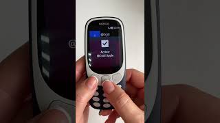 Nokia 3310 2017 Dual sim incoming call  Nokia original ringtone shorts [upl. by Akaya]