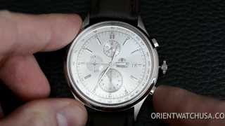 Orient Watch How To Adjust Your Quartz Chronograph [upl. by Pietro]