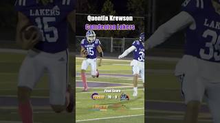 Quenton Krewson BIG GAME Highlights for the Camdenton Lakers vs Southeast KC highschoolfootball [upl. by Gnil]