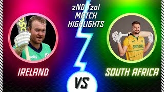 Ireland vs South Africa Live  2nd T20I Match Highlights  irevssa crickethighlights2024 [upl. by Trici]