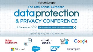 Opening Keynote Speeches 10th Annual European Data Protection amp Privacy Conference [upl. by Ambrosane]