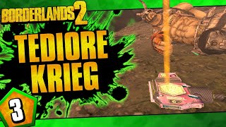 Borderlands 2  Tediore Allegiance Krieg Challenge Run  Day 3 [upl. by Richma]