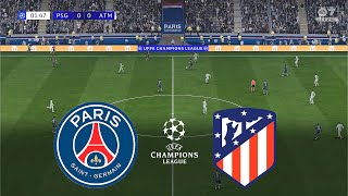 PARIS SAINTGERMAIN vs ATLÉTICO MADRID  UEFA CHAMPIONS LEAGUE 202425 [upl. by Hanafee]