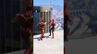 GTA V Iron Man Kills spiderman  coffin dance song cover [upl. by Mcarthur]