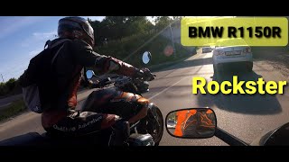 BMW R1150R ROCKSTER Exhaust Dominator [upl. by Adnavoj]