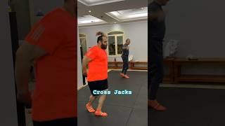 Cross jacks  HIIT FIT Transformation hiit اكسبلور cardioexercise sports fitness [upl. by Hodges622]