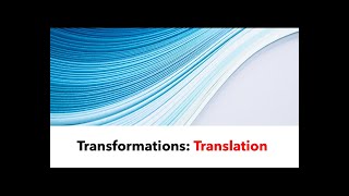 Mastering Translation and Rigid Transformations  Column Vectors Explained [upl. by Emelyne]