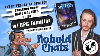 Kobold Chats  Cracking Open Game Masters Guide w RPG Familiar [upl. by Lhok102]