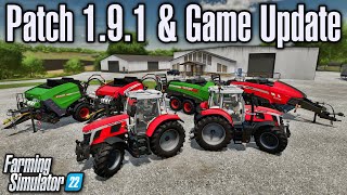 Patch 191 amp Free Content Update 6  Farming Simulator 22 [upl. by Maureen610]