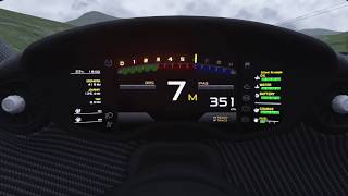 Mclaren P1 Acceleration 0370 Kmh [upl. by Ainekahs]