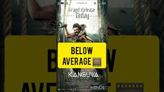 Kanguva movie results  Below Average 😑🎞️ Suriya Siva kegnanavelraja kanguvareview [upl. by Pasia]