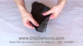 Tejido fibra de carbono 1x1 3K200grm2 [upl. by Jerol]