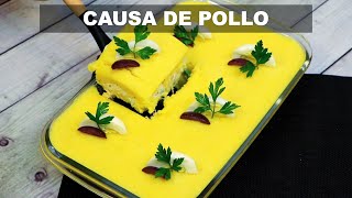 Causa Limeña de Pollo Peruana Receta Fácil y Deliciosa  Recetas Peruanas  Sabroso [upl. by Roybn351]