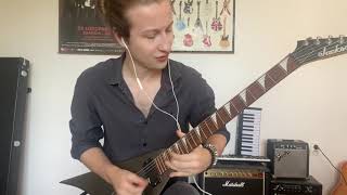 Enter Sandman SOLO without WAH Metallica Guitar Cover [upl. by Moersch]