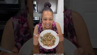 My Favorite Tri Quinoa Salad with Kale amp Salmon  Healthy amp Delicious😋goodeats healthyrecipes [upl. by Ramoh]