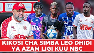 Kikosi Cha Simba Kinachoanza Leo Dhidi Ya Azam Fc Mechi Ya Ligi Kuu NBC 20232024 [upl. by Egiap189]