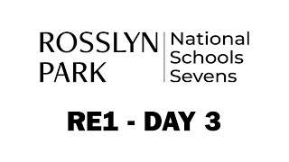 LIVE  Rosslyn Park National School Sevens 2023  RE1 day 3 [upl. by Lahpos]